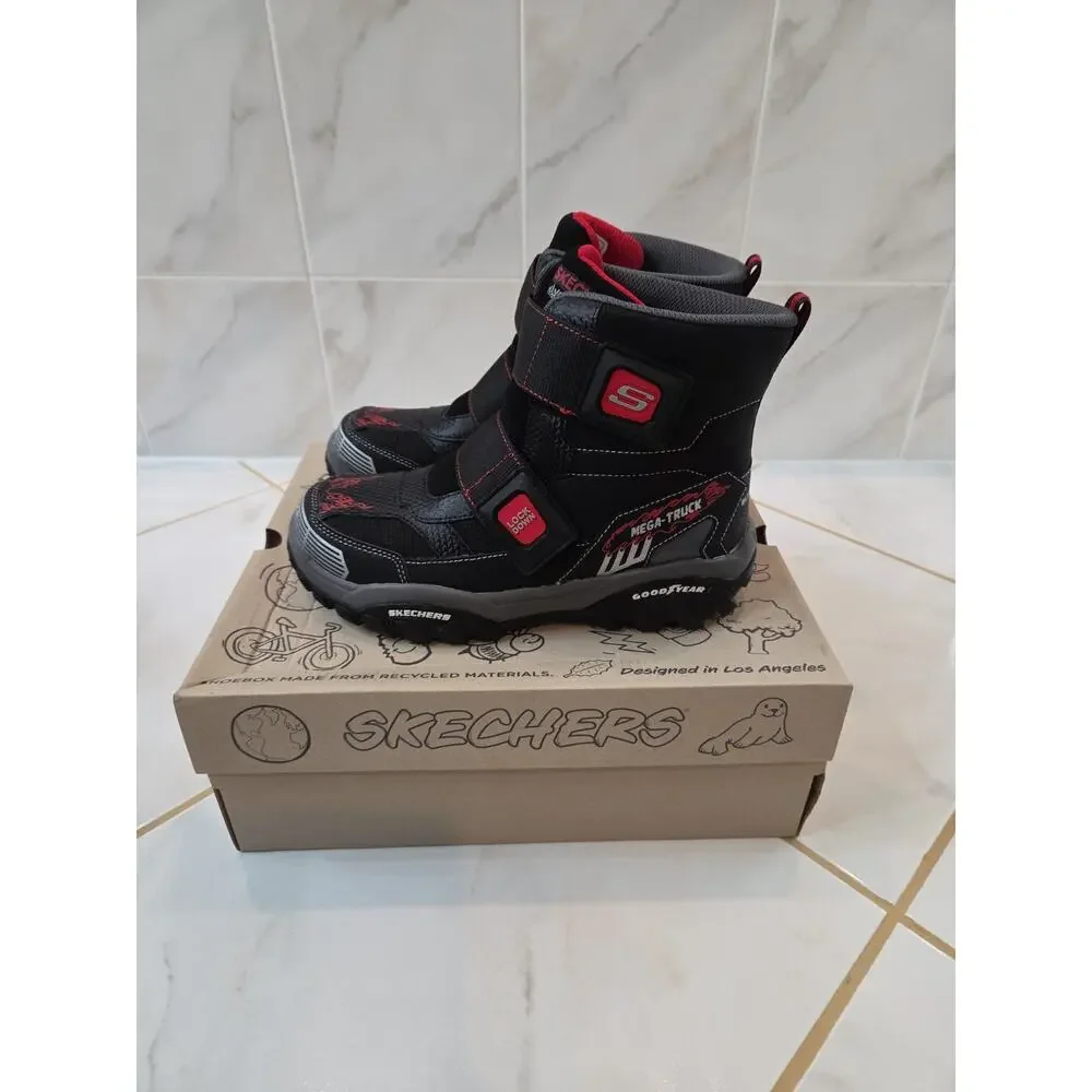 Skechers Shoes Boots kids shoes Water Repellent Turbo Speed EZ-Trax Us 4